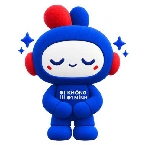 Linh vật 01M bình tĩnh
